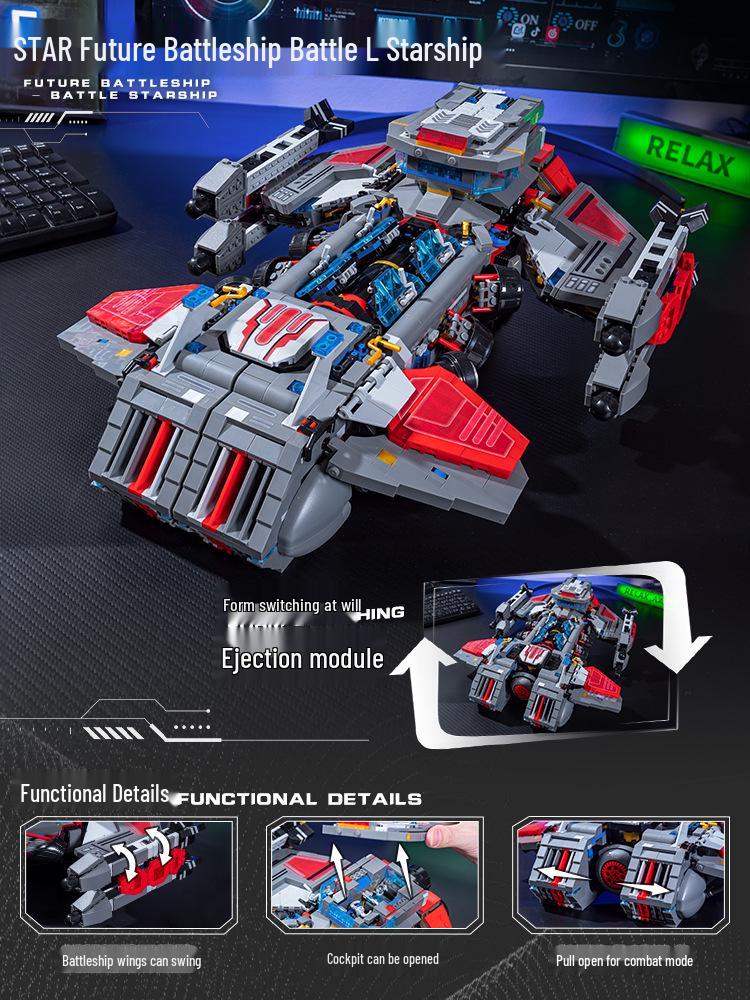 Межзвездный Боевой Танк-Краб Конструктор JD021-25