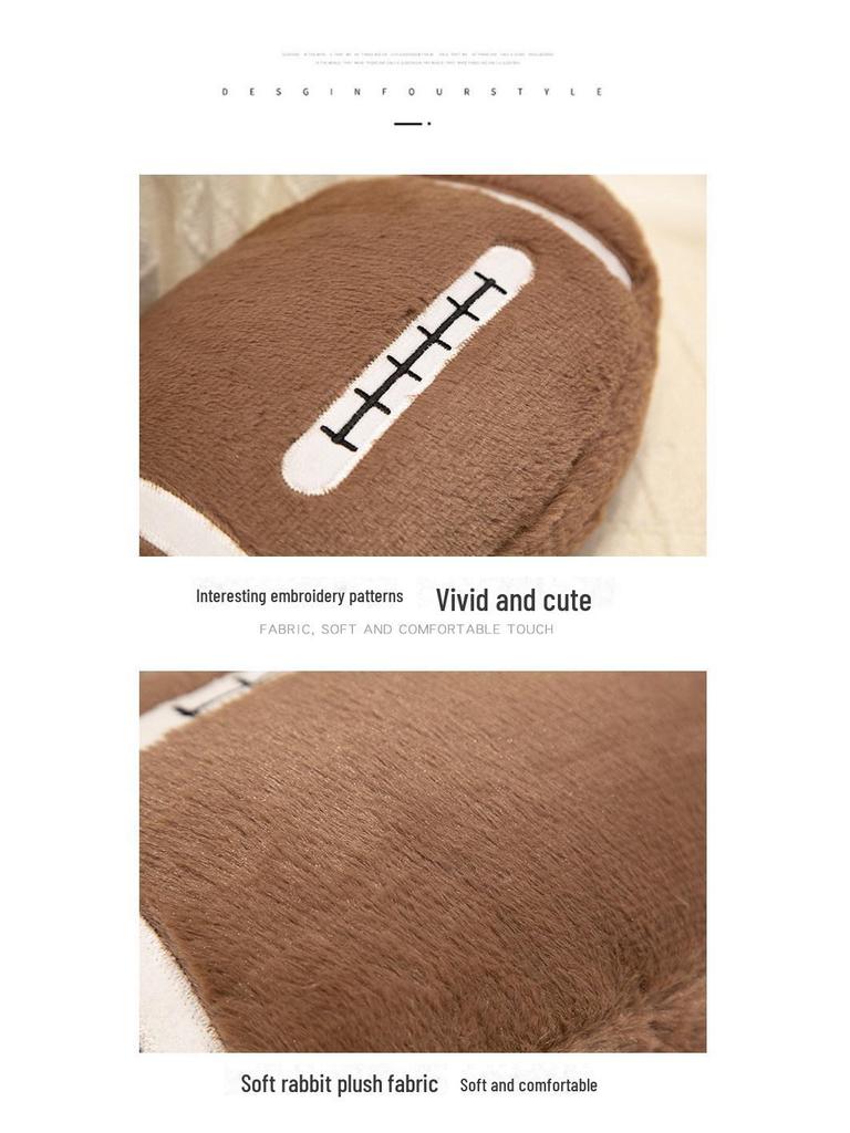 Creative Sports Plush Pillow - Football, Basketball, Rugby, Tennis, Baseball Doll for Kids