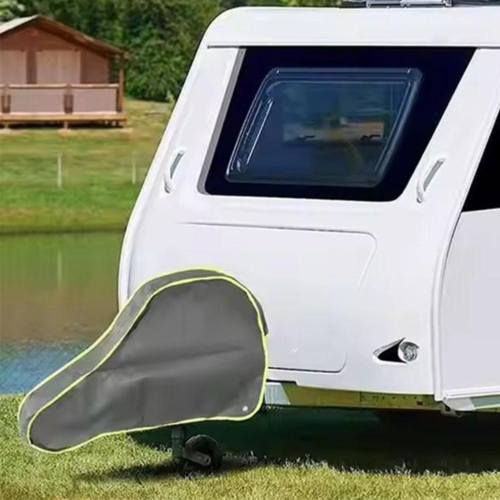 Универсальный чехол для сцепного устройства прицепа-каравана, водонепроницаемый, пыленепроницаемый, с замком, для кемпера, защитный чехол, дышащий, для дышла R3X8