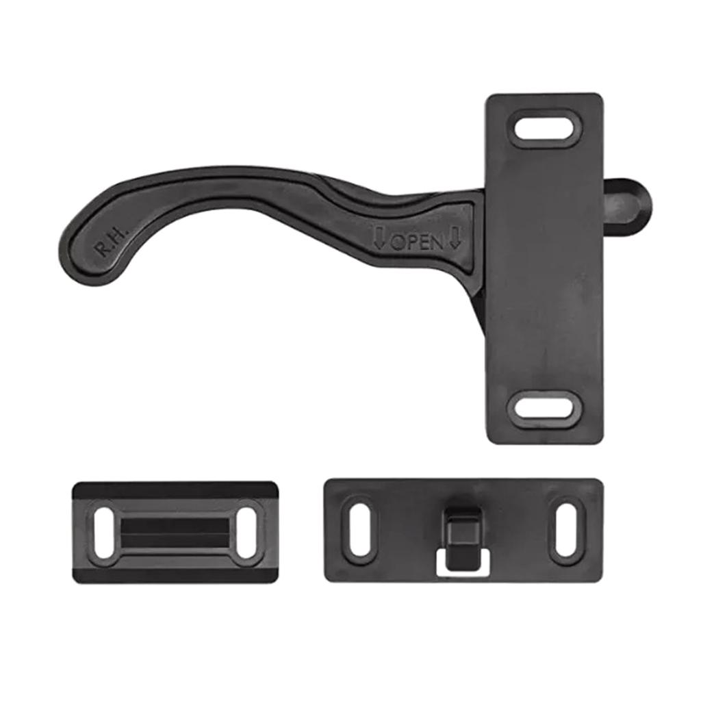 Комплект правой ручки для дверного замка для автофургона, сменная фурнитура для входной двери прицепа-кемпера, автодома с винтами