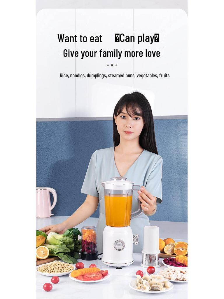 Многофункциональная ретро-соковыжималка и соеварка - 110 В/220 В миксер для жидких продуктов и назогастральный кормовой процессор