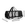 Adjust Shoulder Strap Mesh Dive Bag Foldable Oversized Beach Gym Bag Mesh Travel Duffle  Fins