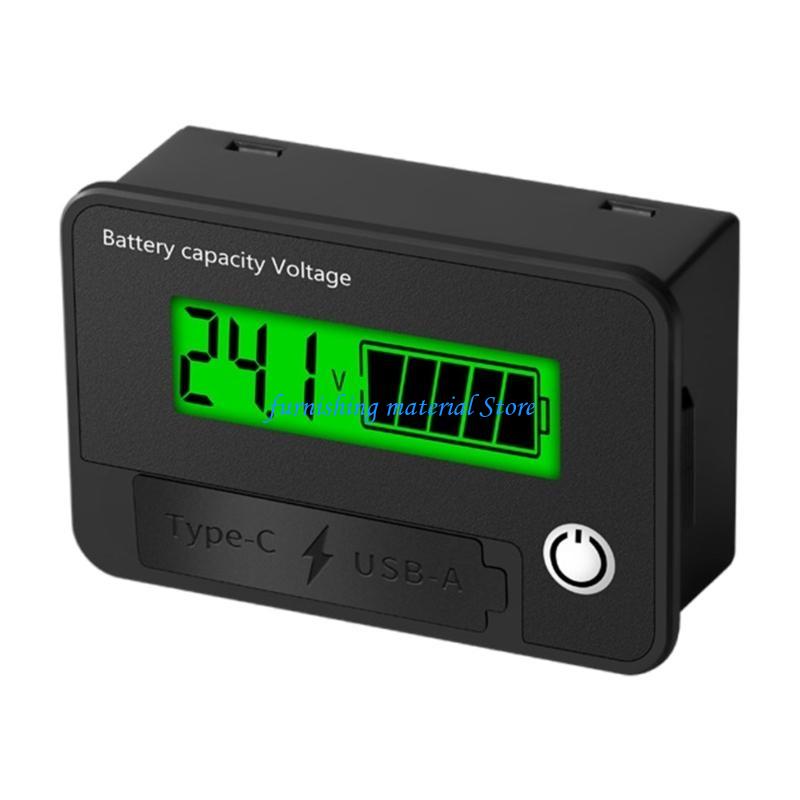 Y5GD Waterproof Car Battery Levels 8-30V Battery Capacity Meter