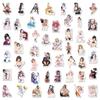 50PCS Anime Girl Stickers, Waterproof Girl Graffiti Stickers for DIY Laptop Motorcycle Bicycle Phone Stickers