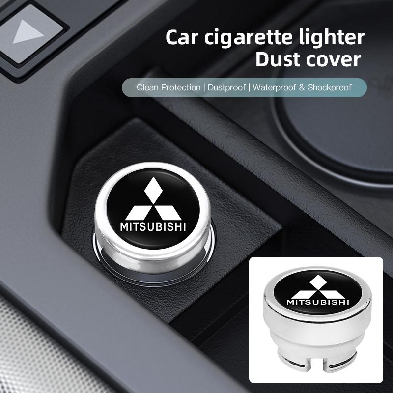 bzdn5 Car Cigarette Lighter Dust Cap Power Port Dustproof Cover Plug For Mitsubishi Lancer Ralliart ASX Mirage Pajero Xpander Attrage