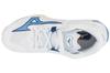 Mizuno Wave Lightning Z8 Mid, Unisex White Volleyball Shoes
