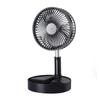 7200MAh Portable Fan Rechargeable Mini Folding Telescopic Fan Low Noise Electric Cooling Fan for Outdoor Home A
