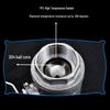 304/316 Stainless Steel High-Temperature Ball Valve, NPT Thread, Two-Piece, for Boiler/Steam, Sizes: 1/2", 3/4", 1
