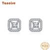 Tancise 925 Sterling Silver Zircon Earrings Drop Earrings For Women Wedding Party Gifts