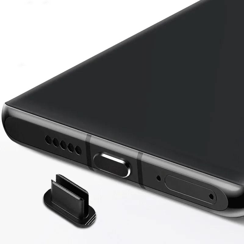 Металлическая заглушка для порта зарядки от пыли для Samsung Huawei Xiaomi Type-C Port Cleaner Kit для клавиатуры компьютера щетка для чистки мобильного телефона