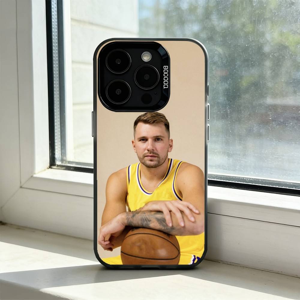 Спортивный Баскетбольный Чехол для Телефона Лука Дончича Для iPhone 17,16,15,14,13,12,11 Plus,Pro Max,XS,Красочный Серебряный Чехол для Телефона Funda Cover