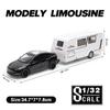 Масштаб 1/32 Tesla Model Y Caravan, металлический литой под давлением сплав, игрушечная модель автомобиля, грузовики для детей, игрушки, автомобили, коллекция для хобби