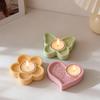 3 Pieces Butterfly Flower Heart Shape Silicone Mold Candlestick Epoxy Resin Molds Spring Decoration Handmade Candle Holder Mold