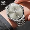JINSHIDUN Brand Double Calendar Men's Watch Fashion Waterproof Automatic Mechanical Watch Men's Watch