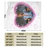 Chuck Norris heart frame Poster Blankets Quality Comfortable  Throw Blanket Winter Camping Bedroom Casual Bedspread
