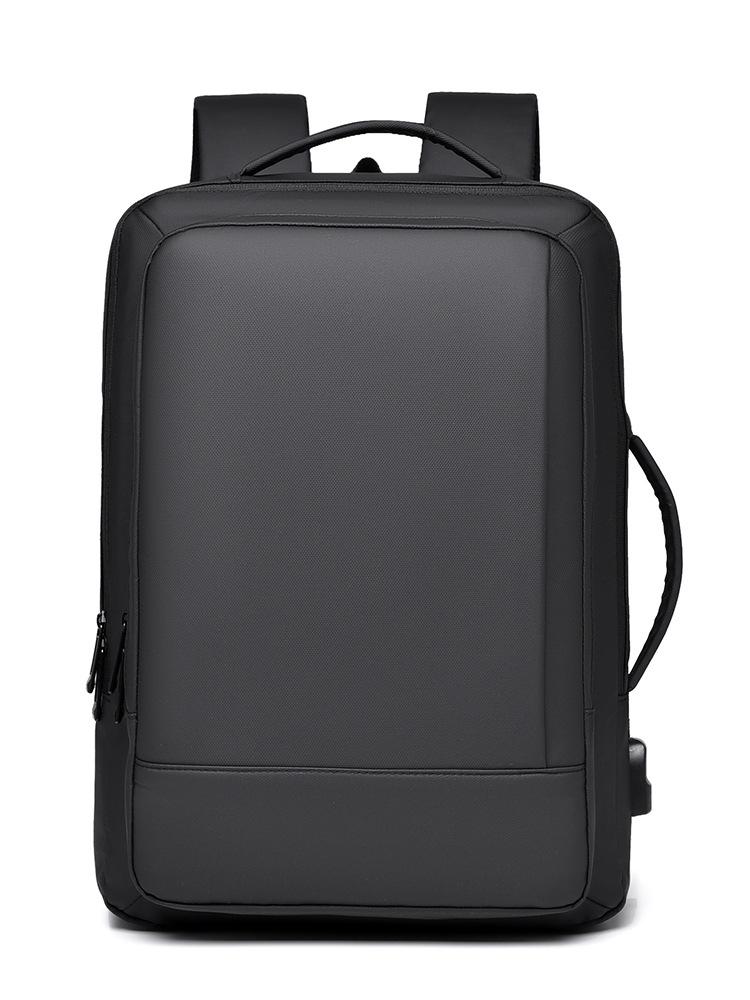 Рюкзак с USB-зарядкой, мужской многофункциональный рюкзак для деловых поездок, расширяющийся, с защитой от брызг, сумка для компьютера, школьная сумка