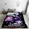 Fashion 3D Blanket K-POP D-Demon H-Hunters Soft Flannel Blanket Warm Comfortable Camping Home Fluffy Soft Blankets For Birthday