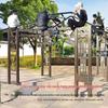 Aluminum Alloy Garden Gazebo: New Chinese Style Outdoor Courtyard Sunshade Pavilion