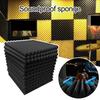 12 Pcs Soundproof Foam Panels 1 X 12 X 12 Inches High-Density Studio Acoustic Wall Panels for Walls Sound Absorbing Panels Sound Insulation