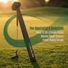 Black Color Golf Club Bag Zipper Closure Putter Holder Reusable Putter Cover  Daily Storage