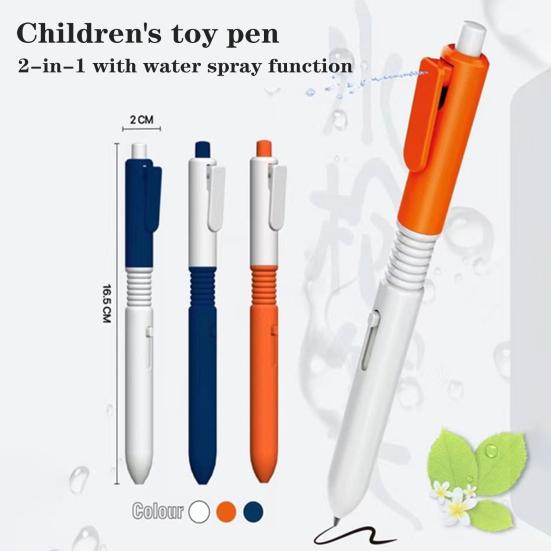 1/2/4 шт. креативный подарок обратно в школу 2 в 1 забавная игрушка-шалость ручка с функцией распыления воды снимающая стресс интерактивная детская шариковая ручка для школы