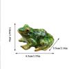 Horticultural Succulent Micro Landscape Frog Ornament, Resin Simulation Crafts, Car Interior Decoration Baking And Landscaping Accessories