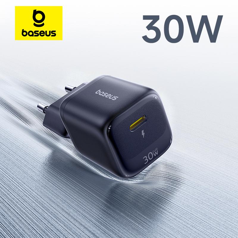 Baseus 30W Phone Charger USB C Charger PD3.0 QC3.0 PPS Quick Charging For iPhone 17 16 15 1Pro Max iPad Xiaomi Fast Charger GaN