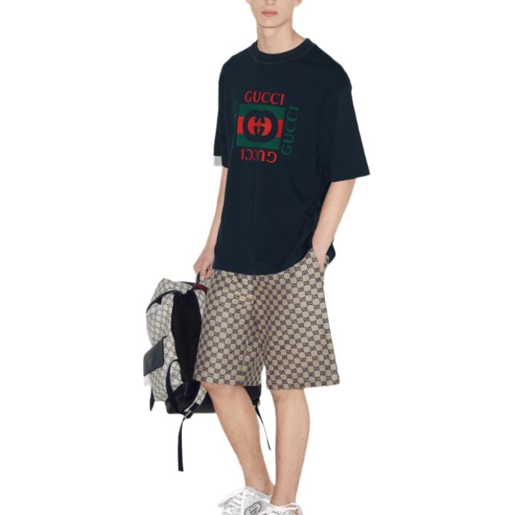 Gucci Футболка Extra Large Мужская Морской Синий 784361-XJGKA-4735