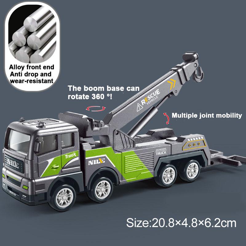 Металлическая инерционная инженерная игрушка-автомобиль