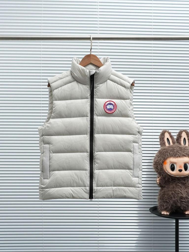 Мужской блестящий жилет с воротником-стойкой и гусиным пухом - Теплая, плотная, безрукавная верхняя одежда для осени/зимы.