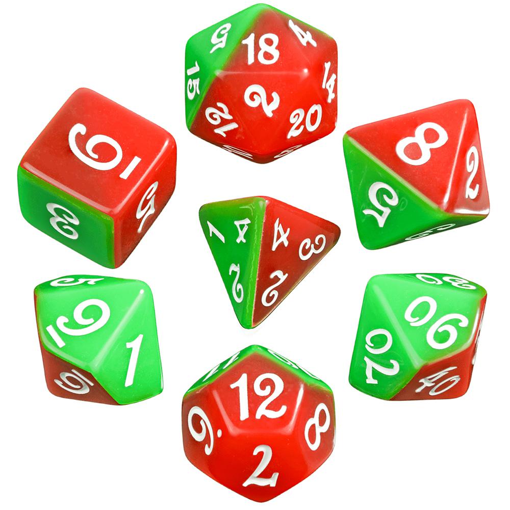 7шт. игровых кубиков Splic Colors DND Polyhedral Dice Set для настольных ролевых игр DND RPG