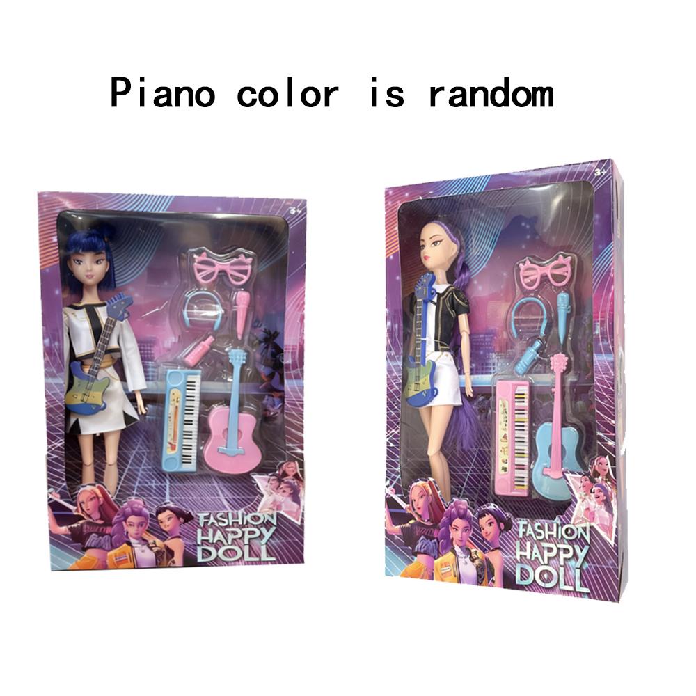 Высоко восстановленный персонаж! 30см Аниме K-Pop Игрушка из винила Охотник на демонов - Руми/Мира/Зои | Подарок на день рождения для девочек