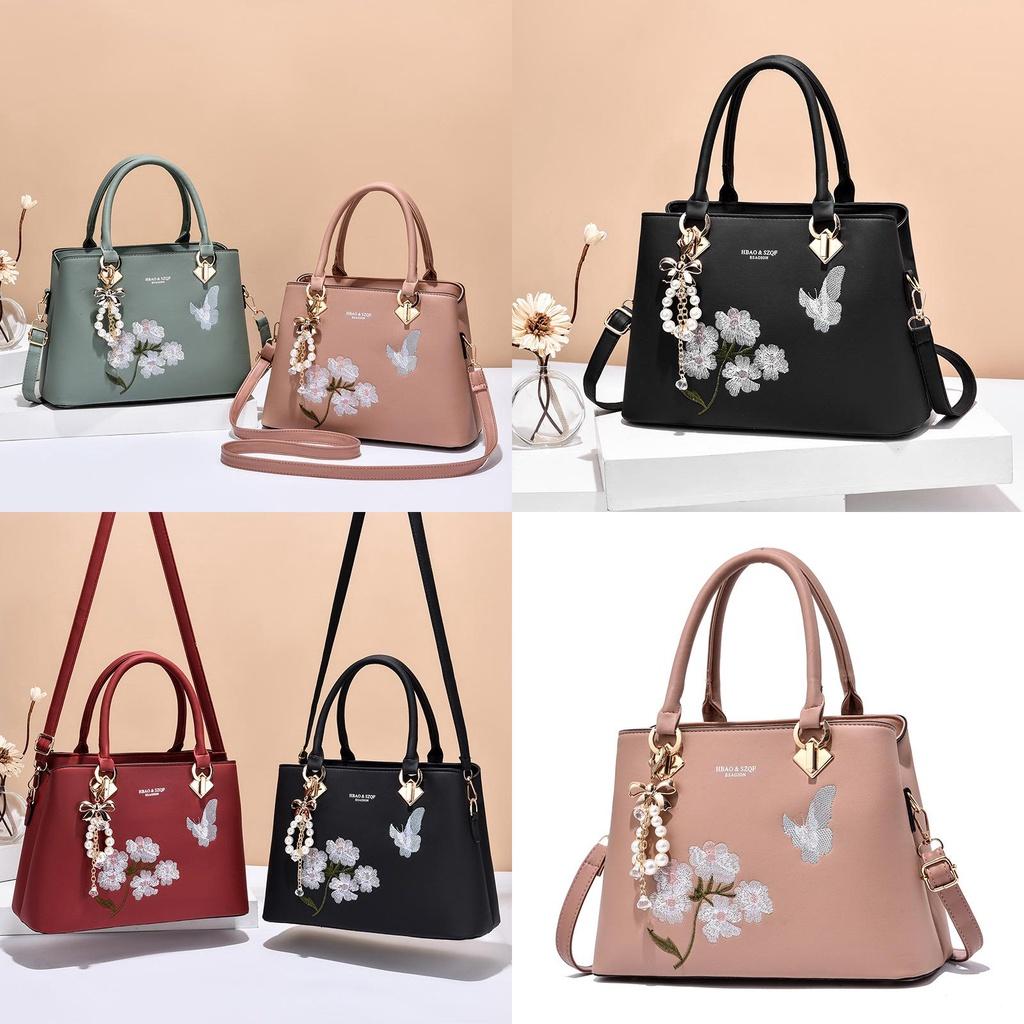 New Style Ladies' Handbag 2023 Fashionable Embroidered Mom Bag Versatile Shoulder Crossbody Bag