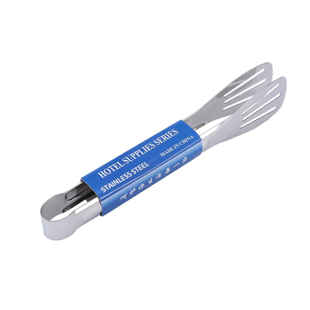 Salad Server Pastry Cooking Tools Buffet Clamp Kitchen Utensils Stainless Steel BBQ Food Tongs