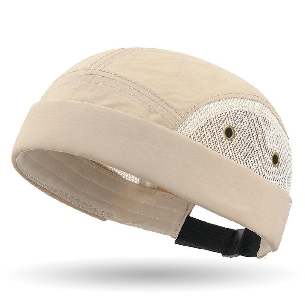 Solid Color Sailor Cap Brimless Skull Cap Fashion Landlord Cap Men