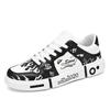 2024 New Street Fashion Home Graffiti Soft Sole Sports Shoes Men's Running Shoes Outdoor New Men's Walking Shoes Free Shipping