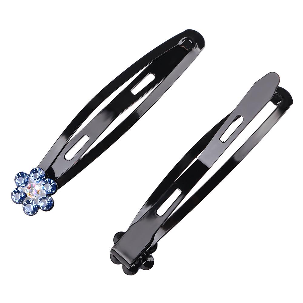 Crystal Hair Pins Black Hair Clip Hairgrips Barrettes Headwear for Kids Girls Hair Accessories