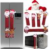 New Christmas Decoration Items: Creative and Cute Home Refrigerator Handles, Gloves, Microwave Oven Covers