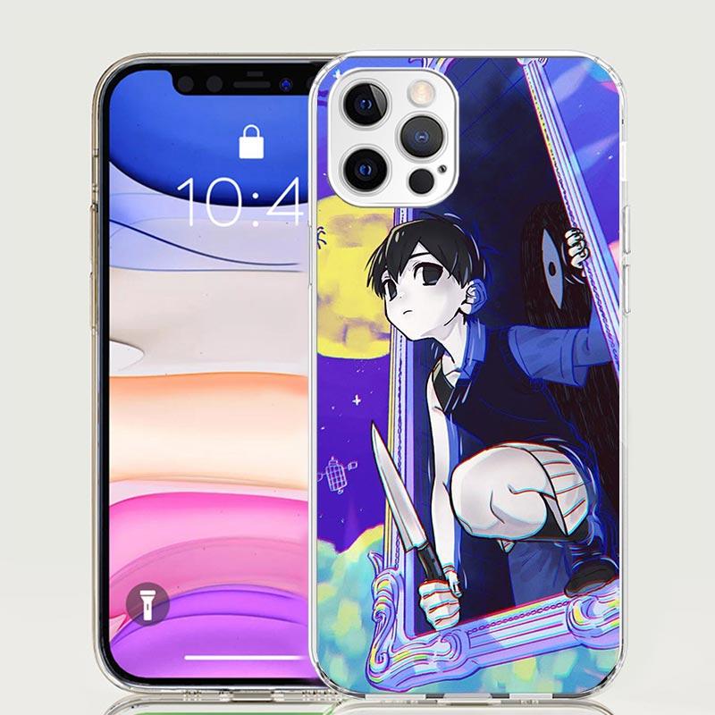 Игровой чехол для телефона O-Omori с мультяшным принтом для iPhone 18 17 Air 16 15 Plus 11 14 Pro Max 13 Mini 12 7 8 + SE Художественный узор Индивидуальная крышка 17 A