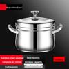 Многофункциональная пароварка и суповая кастрюля Yingbai из нержавеющей стали 316