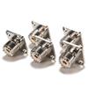 1Pc SO239 UHF Female Jack 4-hole 25mm Female Jack Socket Chassis Panel Mount Connector 4hole Flange Coax Adapter Fast Delivery