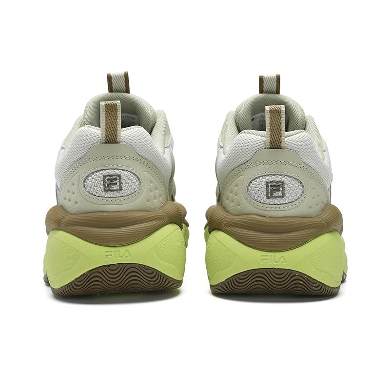 Fila Pease Повседневные низкие кроссовки Женские кроссовки Зеленый Желтый F12W441117FGA