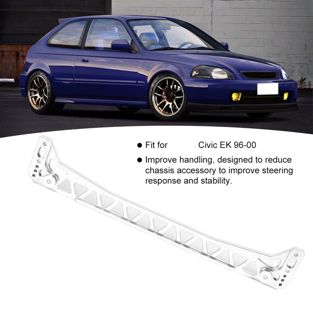 Алюминиевая распорка F7 для балансировки стоек, аксессуар для шасси, подходит для Honda Civic EK 96 00, серебристый