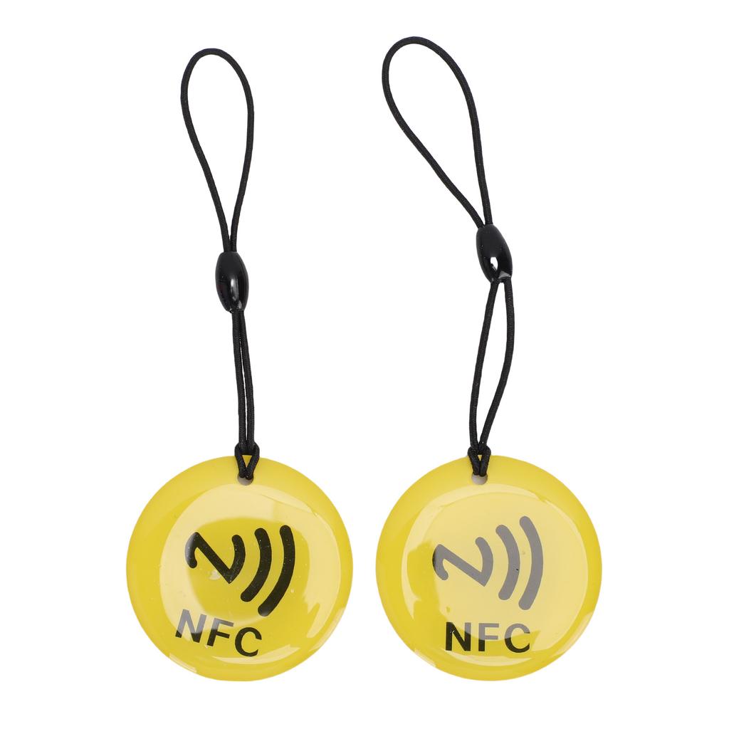10 шт. NFC-меток брелок 35 см чип NTAG213 программируемый NFC-брелок NFC-карта для всех мобильных телефонов и устройств с поддержкой NFC желтый