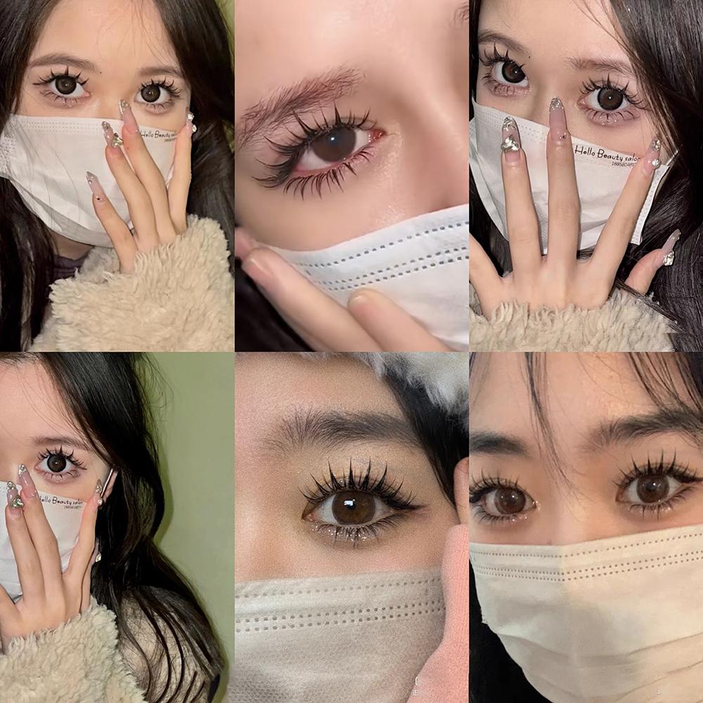 Wet Look Cosplay Eyelash Extension New Fashion Soft Mink False Eyelash Individual Lashes Russian Volume Premade Fans Lashes