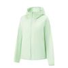 Li Ning Fitness Series Solid Color Zip-Up Hooded Comfortable Breathable Versatile Sports Jacket Women Jacket Sheep-Fat-Green AFDV154-3