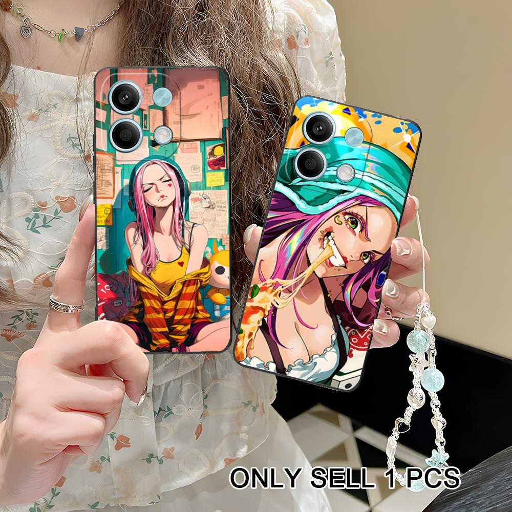 Jewelry Bonney Phone Case for POCO M7 M6 M5 M4 M3 X7 X6 X5 X4 X3 Pro GT 5G Soft TPU Shockproof Cover