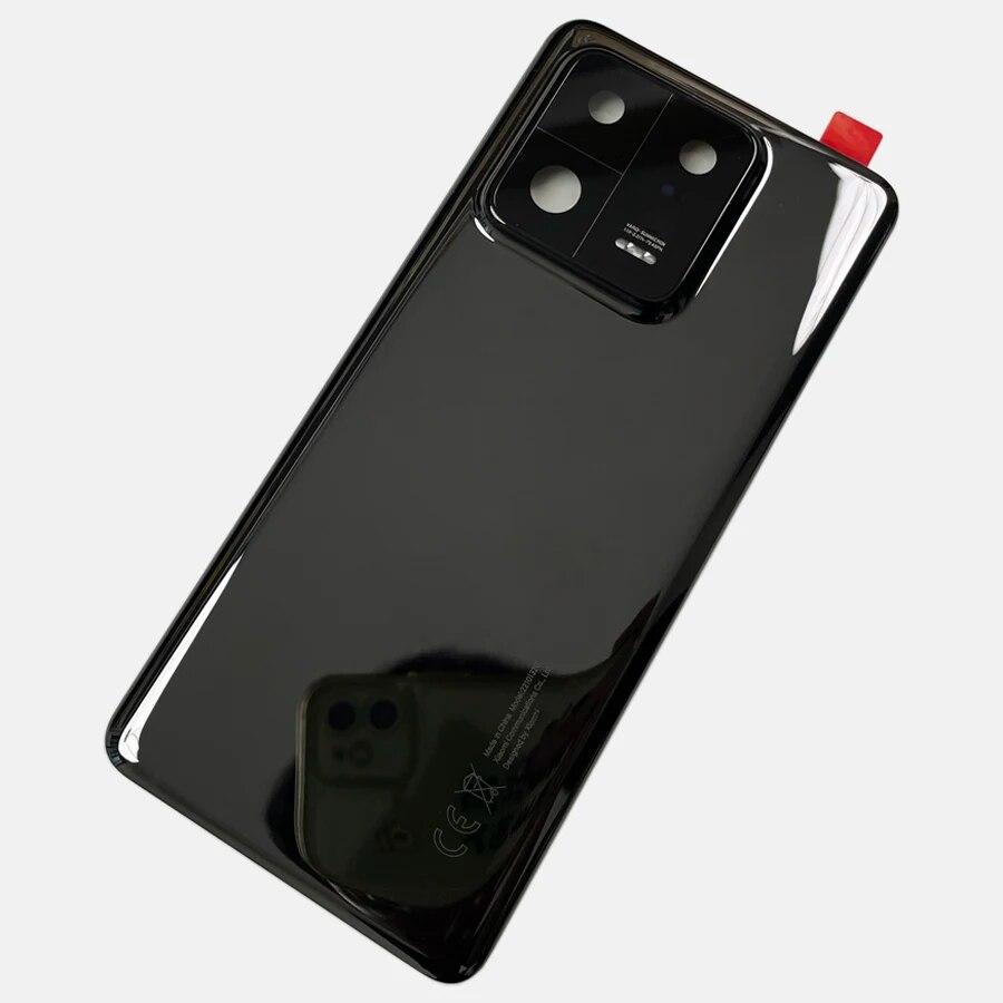 Battery Housing For Xiaomi Mi 13 Pro Glass Lid Back Cover Mi13 Pro Replacement with Camera Frame Lens + Adhesive Tape