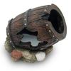 Fish Tank Decoration Rock Cave House Landscaping Figurine Aquarium Hideaway Barrel Hideout