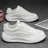 Men's Shoes New Mesh Breathable Little White Shoes Trendy Versatile Low-top Shoes Thick-soled Heightening Shoes Comfortable Casual Shoes